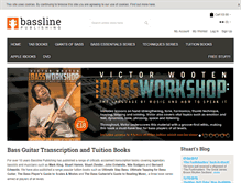 Tablet Screenshot of basslinepublishing.com